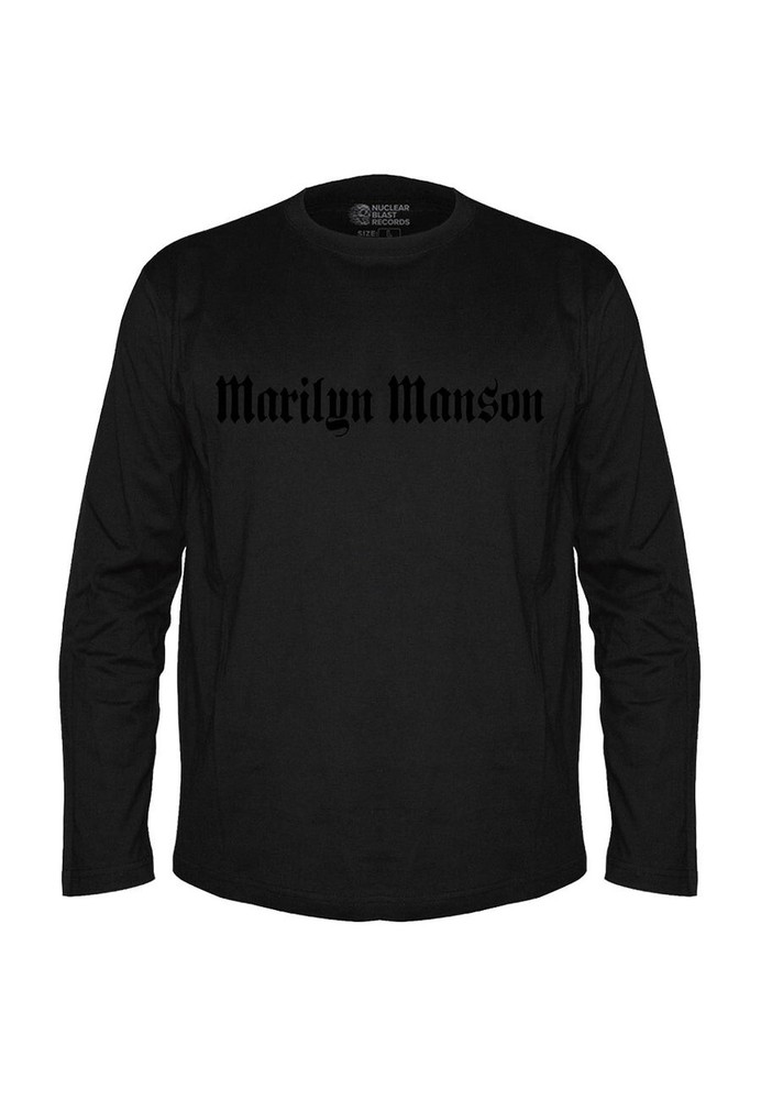 Marilyn Manson One Assassination Under God Ch 1 Black on Black Longsleeve 3XL