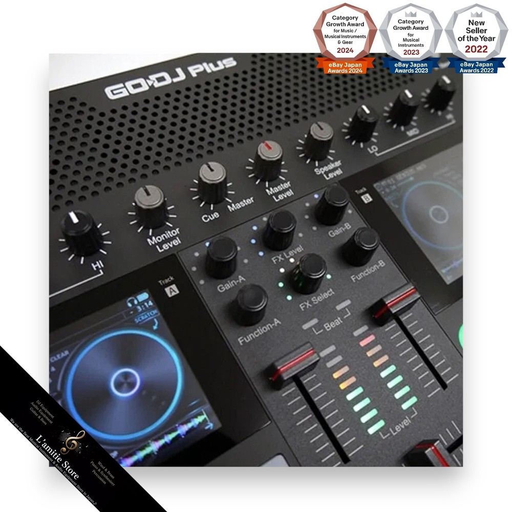 GODJ Plus A4-Size Portable DJ Controller Touch Screen Digital Speaker Box Mint