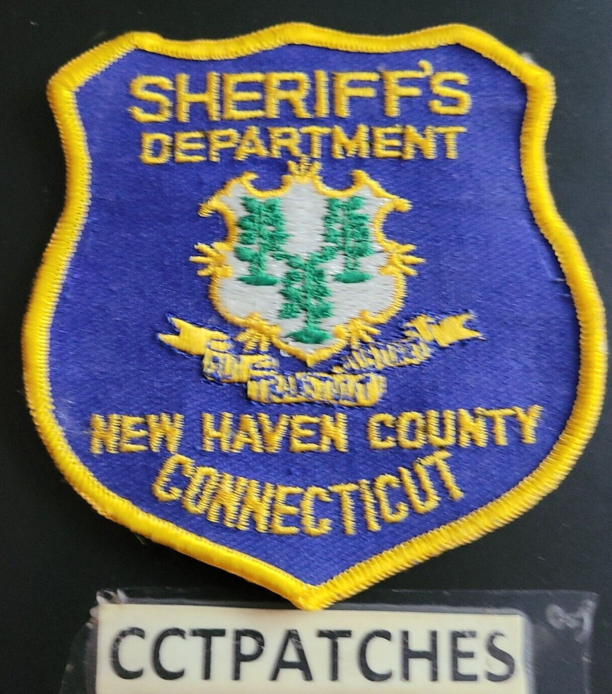 NEW HAVEN COUNTY, CONNECTICUT SHERIFF SHOULDER PATCH CT