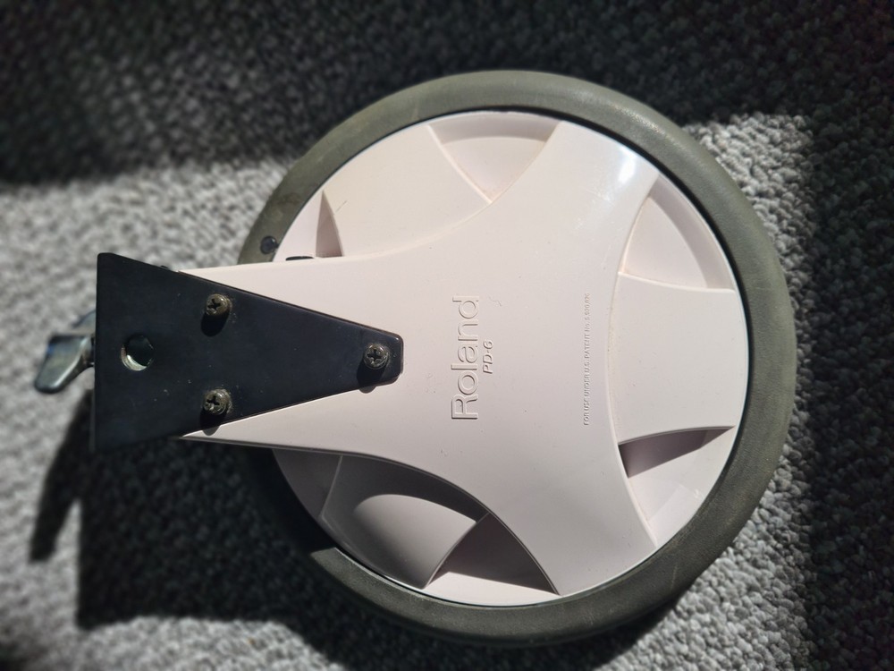 Roland V-Drums PD-6 Electronic Drum Trigger Pad. Good Condition.