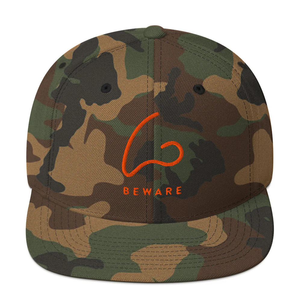 BEWARE Snapback Hat