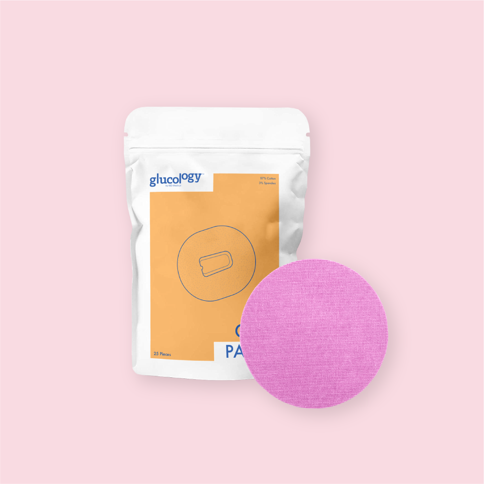 Patterned Glucology CGM Patch 25 Pack | for Freestyle/ Guardian | Waterproof