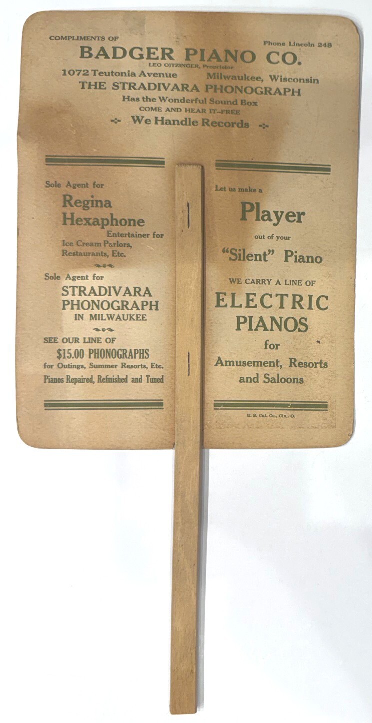 1930s Badger Piano Company Electric 1072 Teutonia Avenue Milwaukee Wisconsin #2