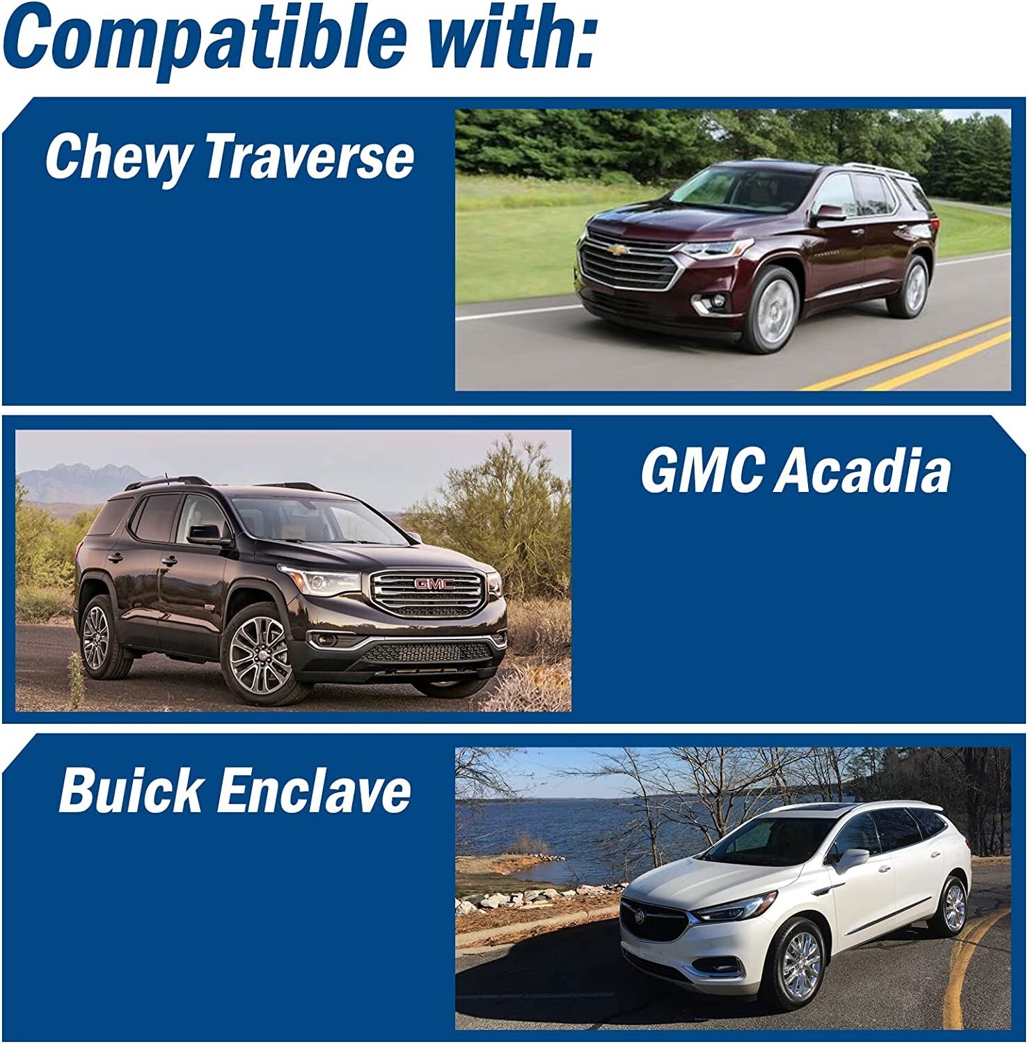 Rear Moonroof Latch- Rev 2 - GM F Retainer 84900118 For Traverse Acadia Enclave