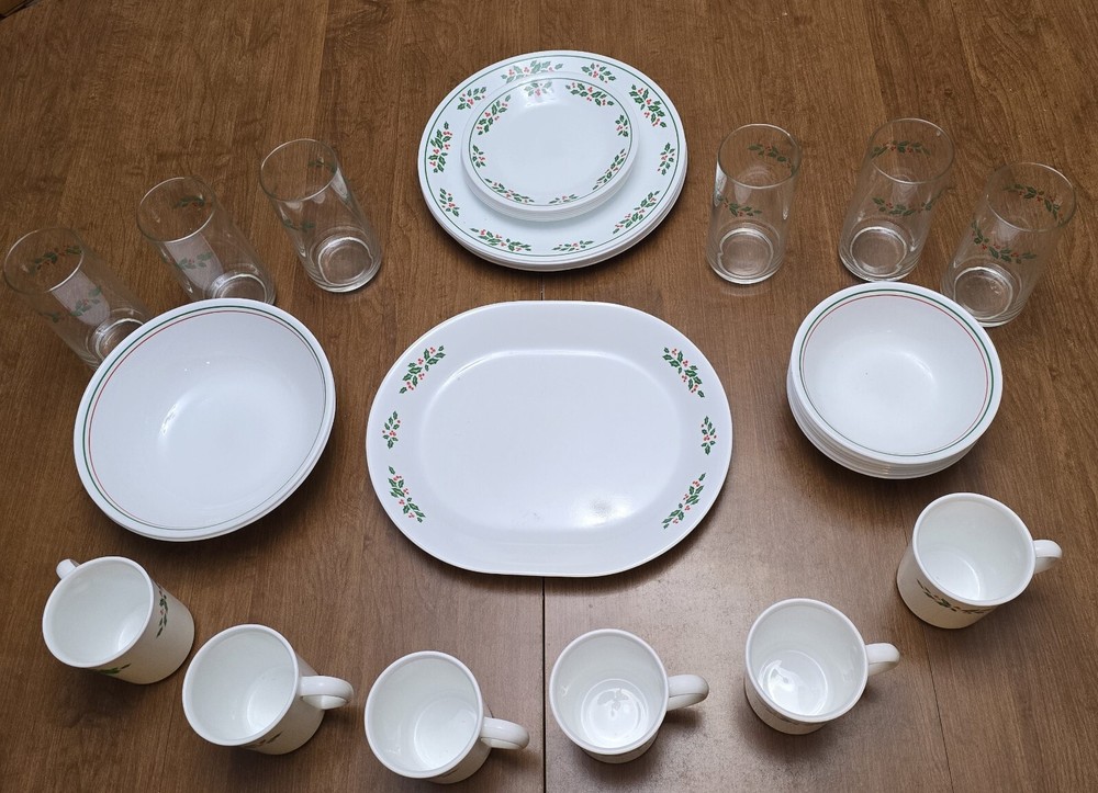 Corelle Winter Holly sold by the piece