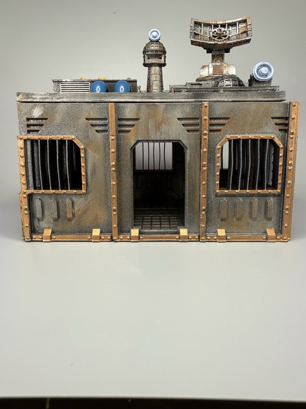 Painted Satellite Installation Station War hammer 40K Inspired Terrain Kill Team