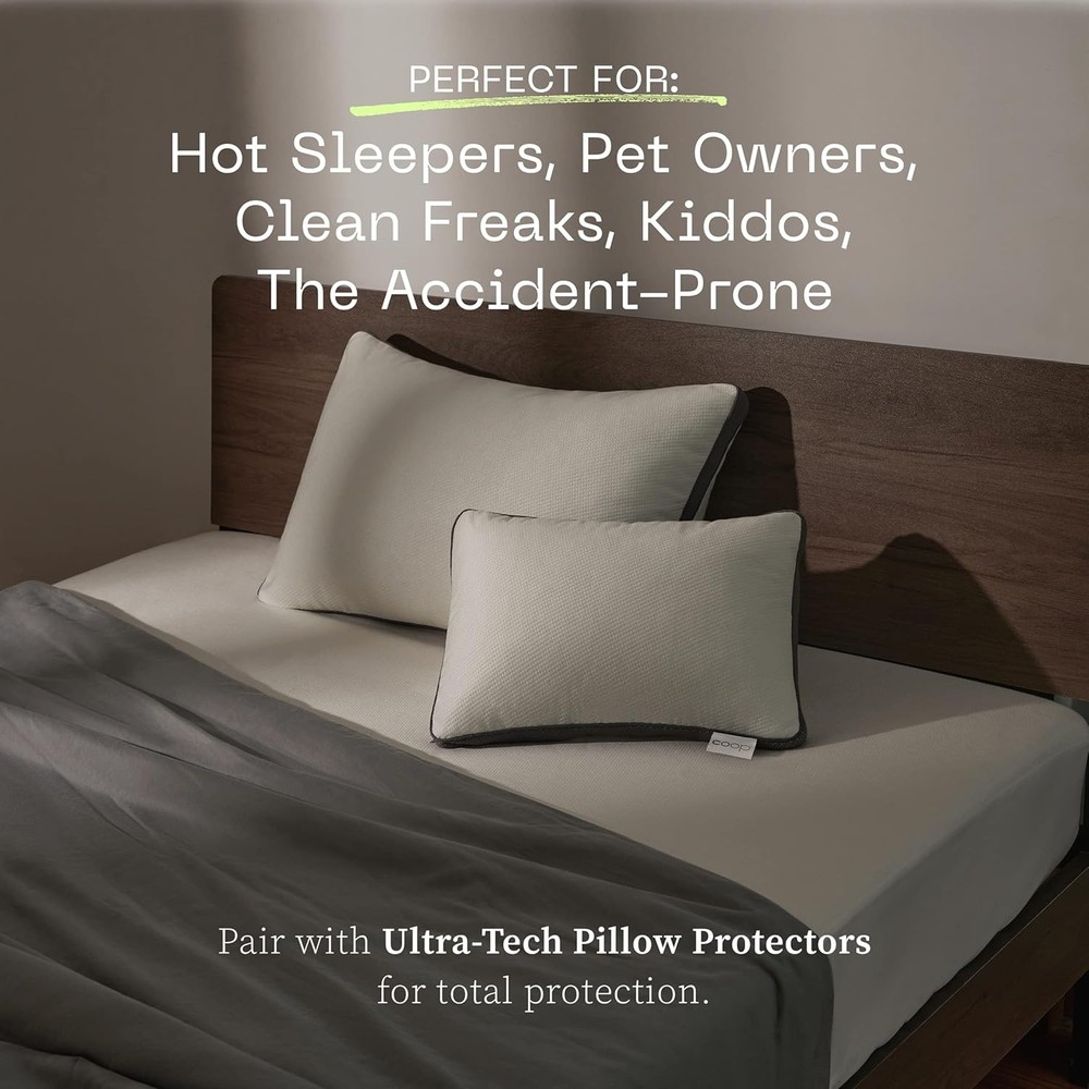 Ultra Tech Waterproof Mattress Protector Queen, Smooth Top