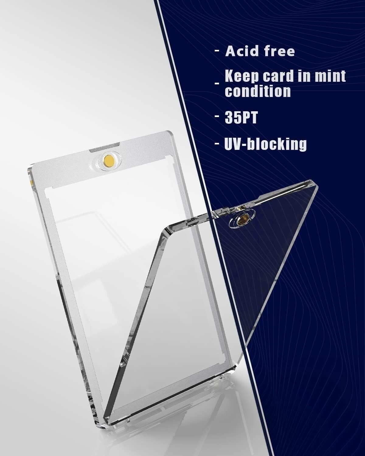 400 Pack Magnetic One Touch Card Holder For 35PT Sports Trading Cards (16*25box)