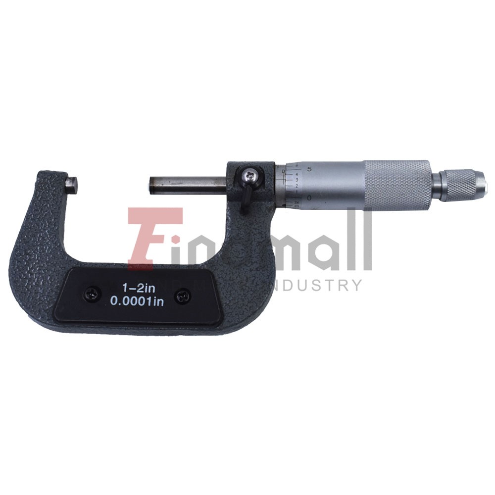 HiGH PRECISION 1 - 2 INCH STANDARD OUTSIDE MICROMETER .0001"