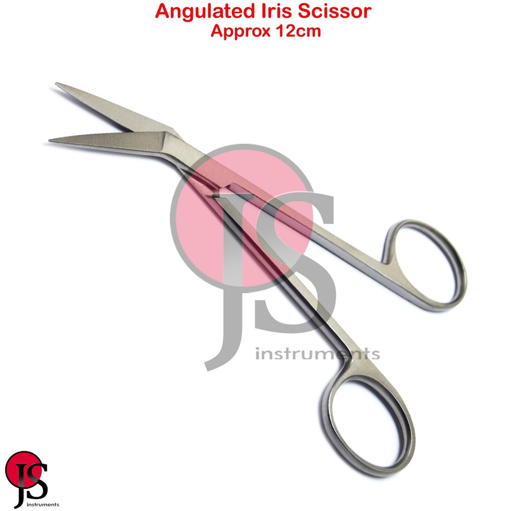 Iris Angular Gum Scissors Tissue Suture Dissecting Surgical Dental Ophthalmic