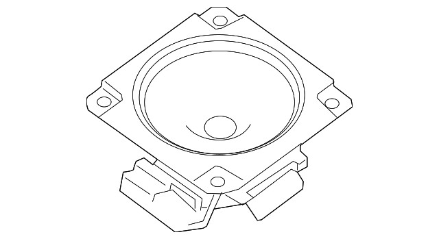 Genuine Nissan Inst Panel Speaker 28152-EZ00A