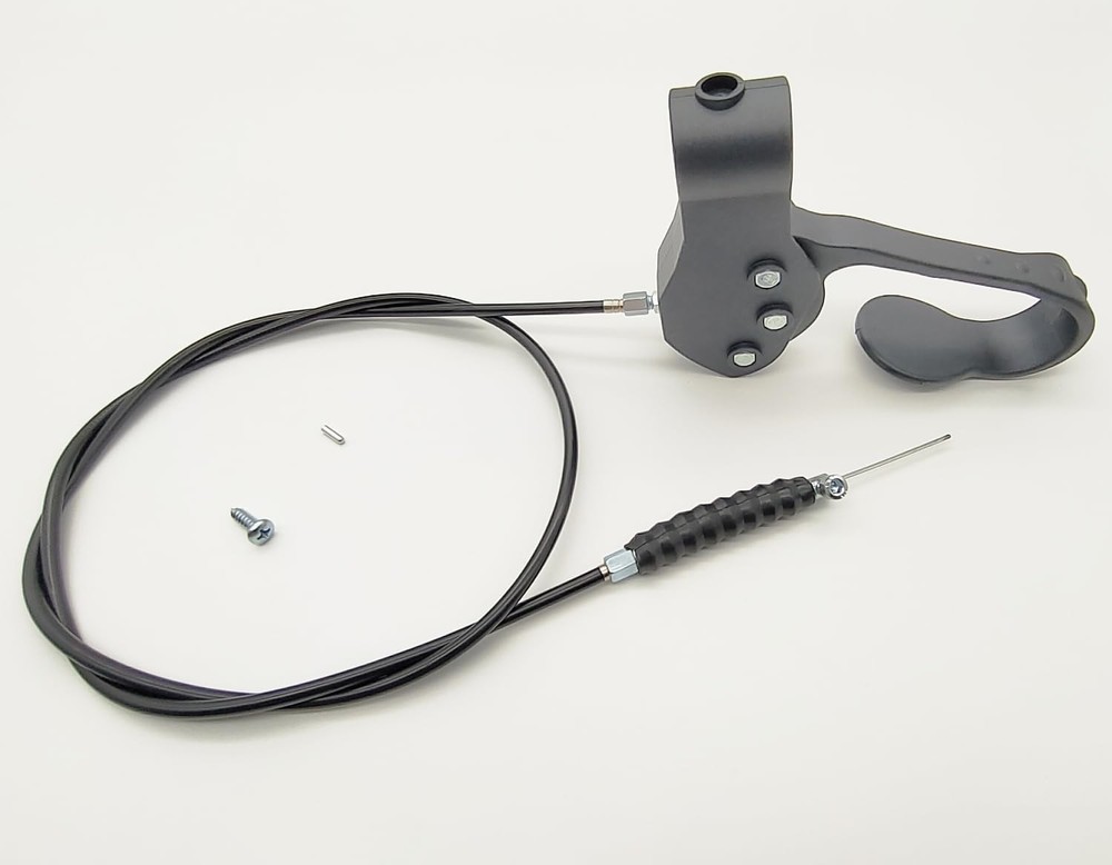 Hugo Rollator Replacement Hand Brake with 38.5" Cable and Adjustable Black