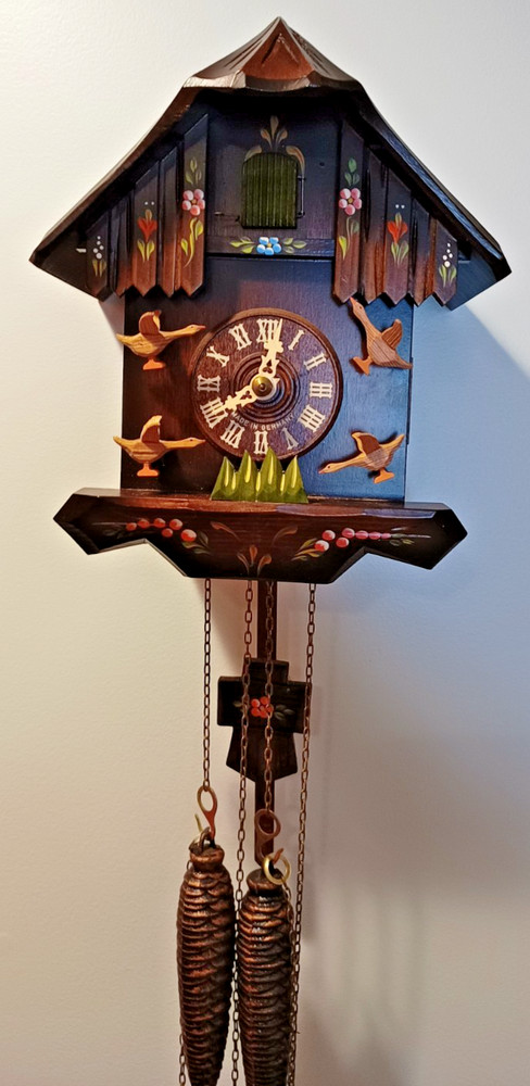 Vintage Black Forest Cuckoo Clock Germany