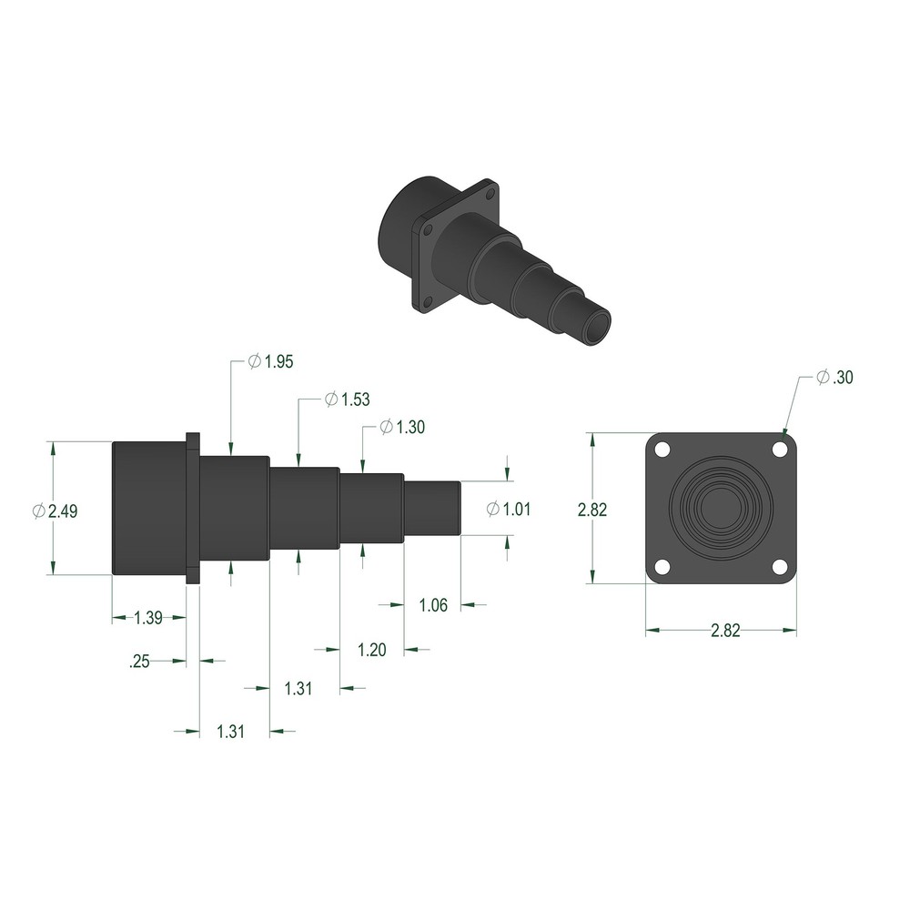 WOODRIVER Dust Connection Universal Tool Adapter Dust Collection Fitting