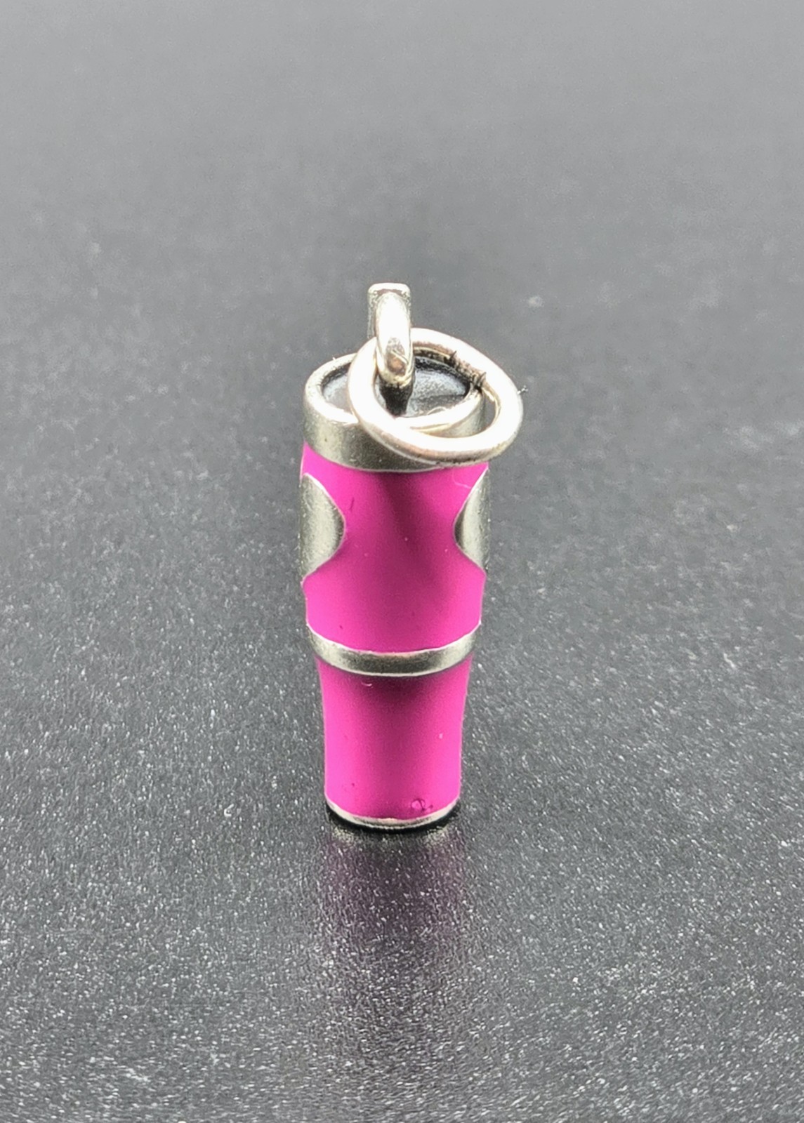James Avery New Sterling Silver Hot Pink Enamel Love My Cup Charm