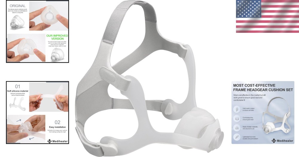 Comfort & Function: WISP Replacement Frame Set with Silicone Cushion & Clips