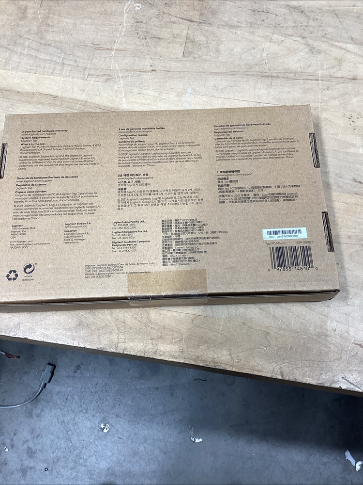 Logitech Logi Tap PC Mount With Cable Retention For Small Form Factor PC