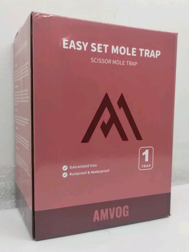 Scissor Mole Trap Gopher Trap Easy Set Eliminator Out O’ Sight NEW