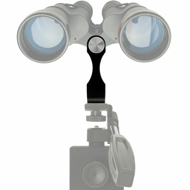 Universal Metal Tripod Adapter Mount bracket Binoculars L-shape Twin 1/4" Thread