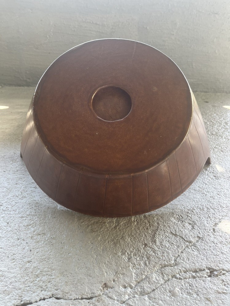 Vintage Viking Ship Style Serving Bowl