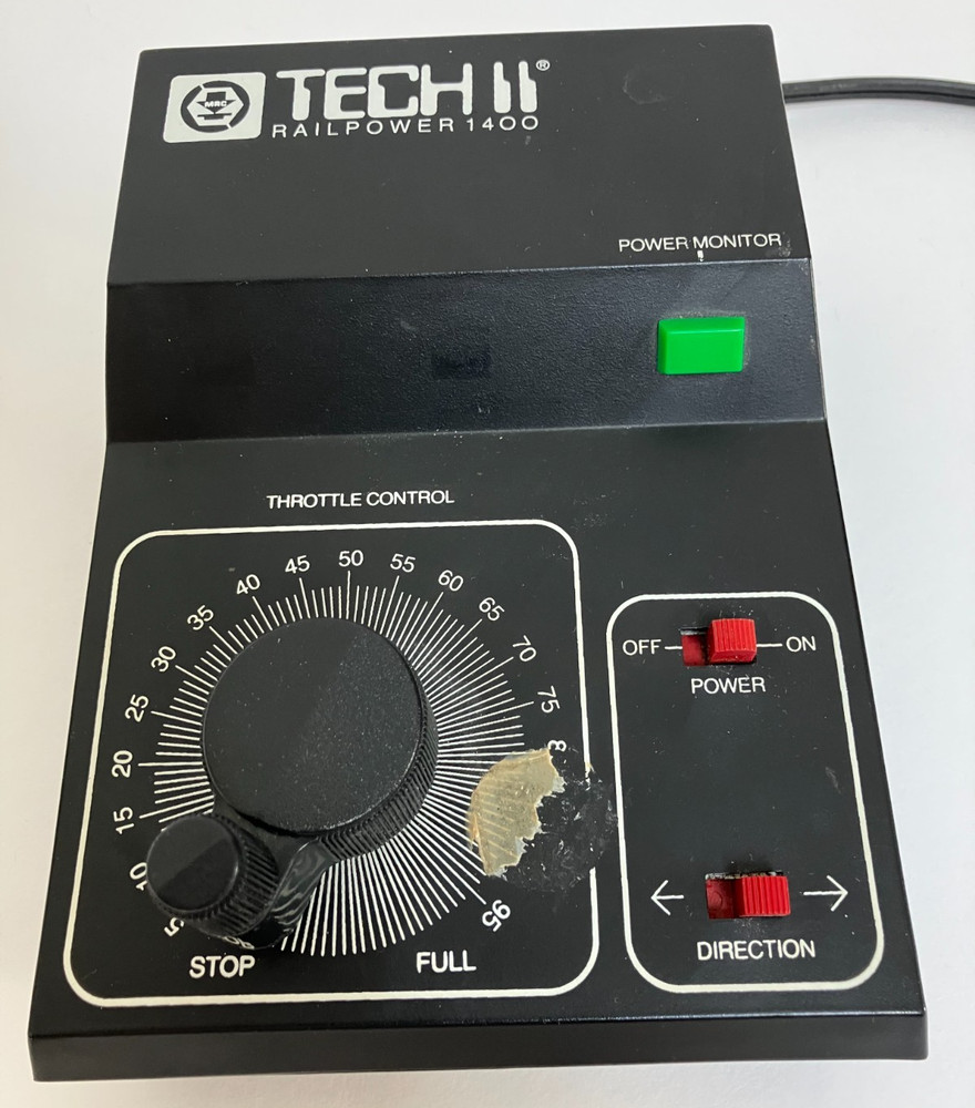 MRC TECH II RAILPOWER 1400 POWER PACK-TESTED FINE