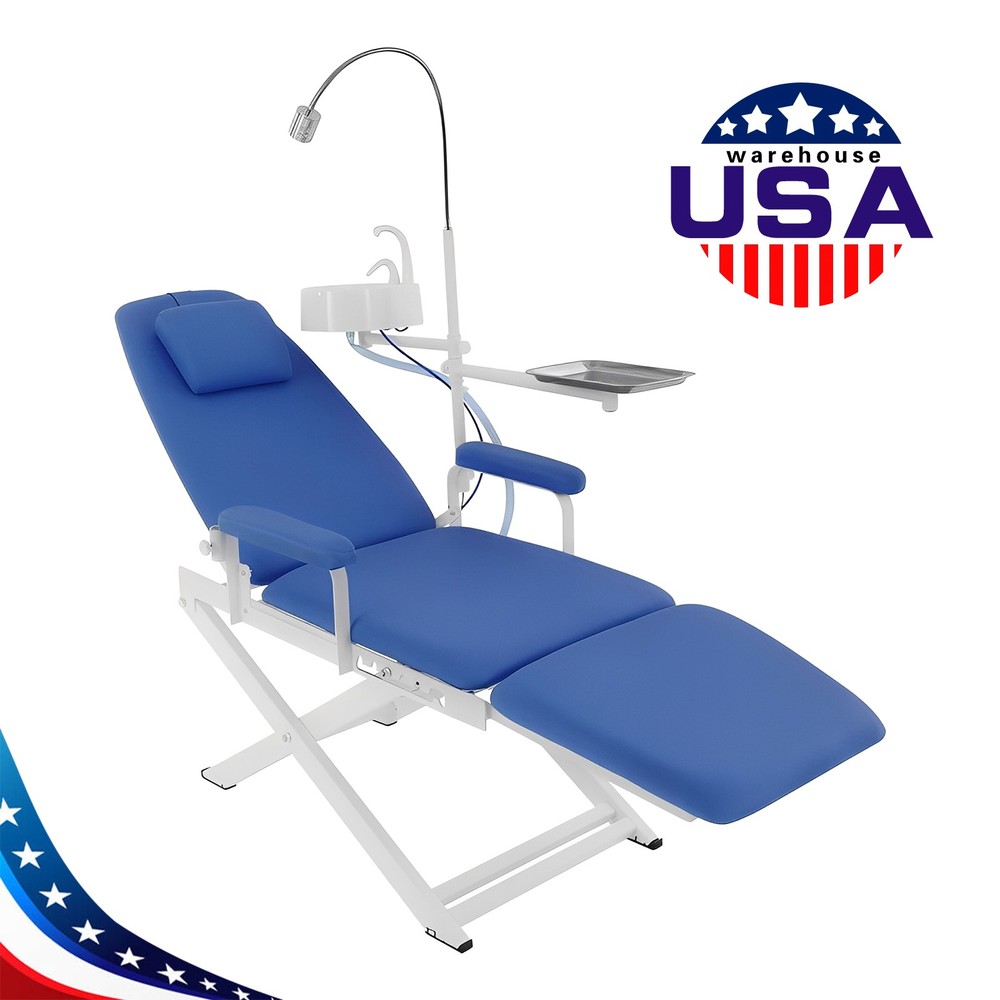 Portable Dental Delivery Unit with Air Compressor+Curing Light+Scaler/Chair Unit