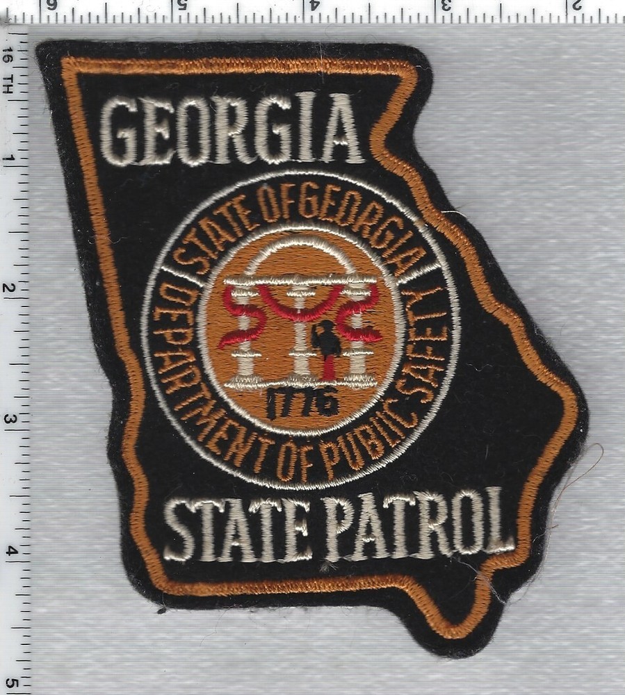 State Patrol (Georgia)  1st Issue State Shape Shoulder Patch