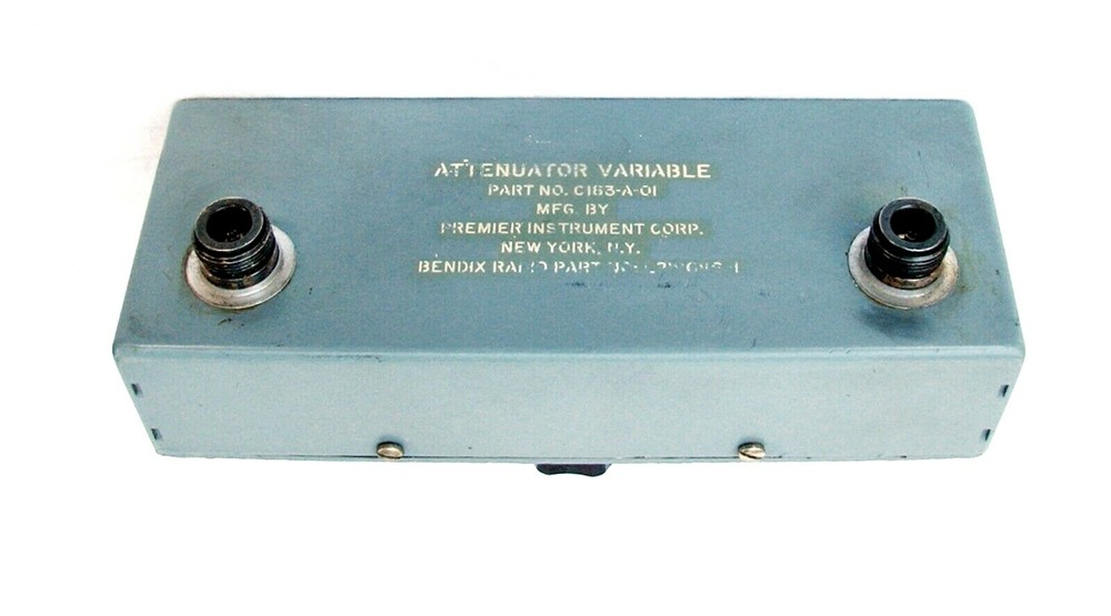 Premier Instruments Attenuator Bendix Radio Variable C163-A-01 Microwave Compon
