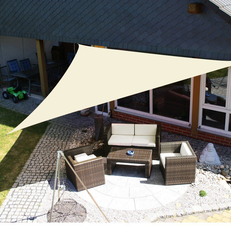 Waterproof Shade Sail Patio Awning Outdoor Garden Pool Sun Canopy Shelter Cover