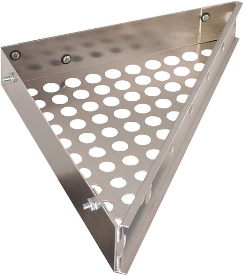 Innovis 12"x12"x17" Triangular Better-Bench, Silver Steel Wall Mount Workbench