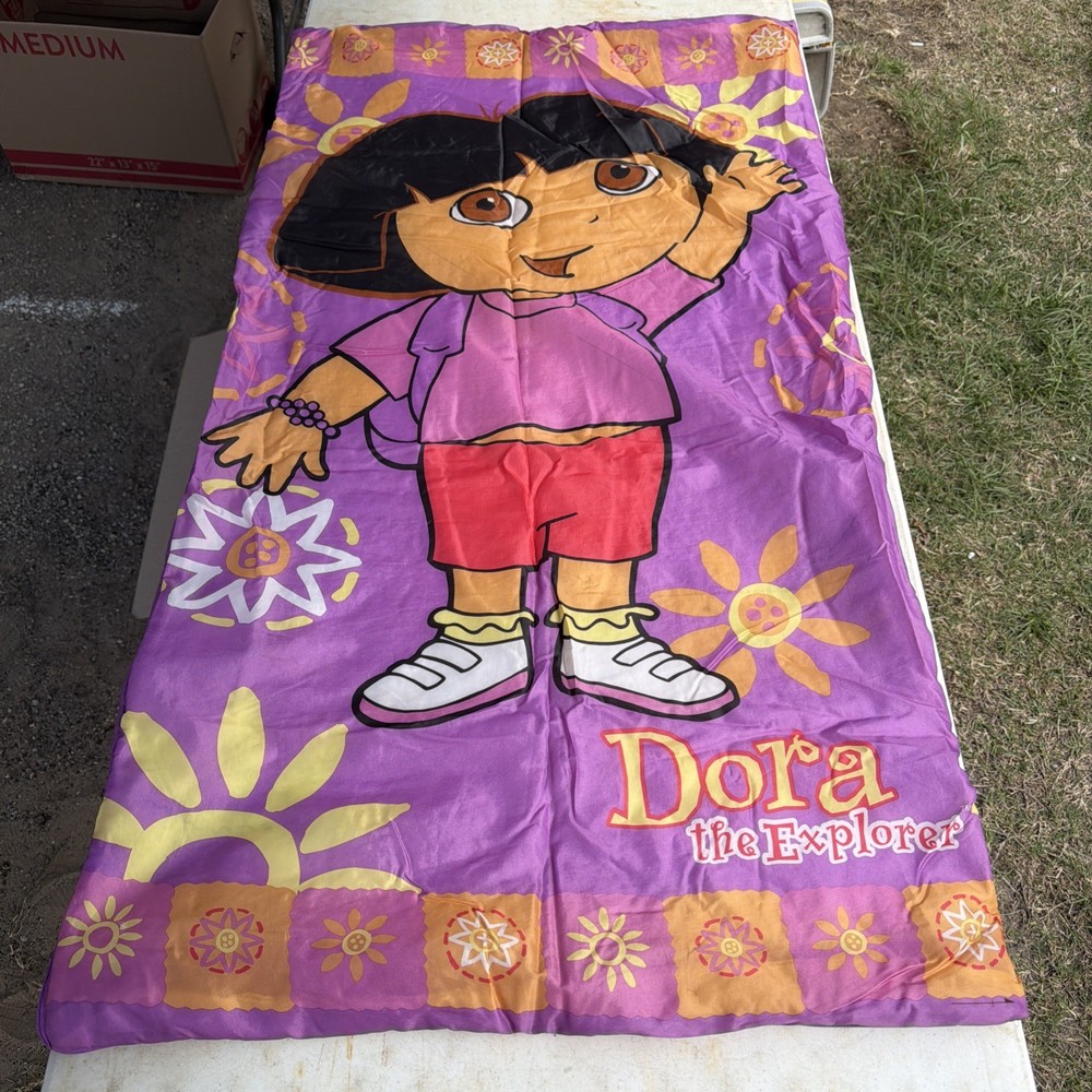 Vintage Dora The Explorer Sleeping Bag Throw Blanket Comforter Viacom