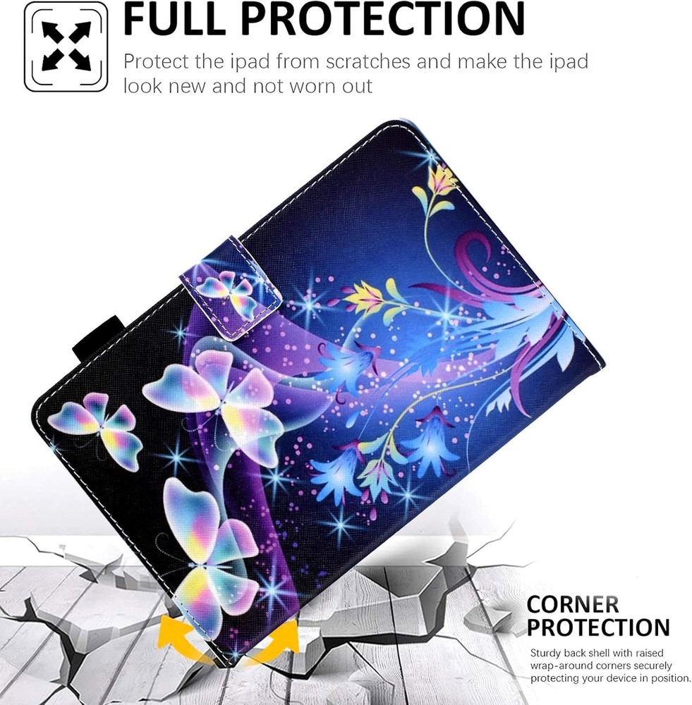 Case for Galaxy Tab A11+ Plus 2026, Smart PU Leather Folio Multi-Angle Stand Cov