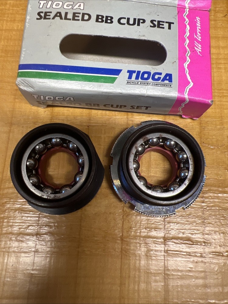 NOS Tioga Sealed BB Cup Set BB-301 For Bicycles