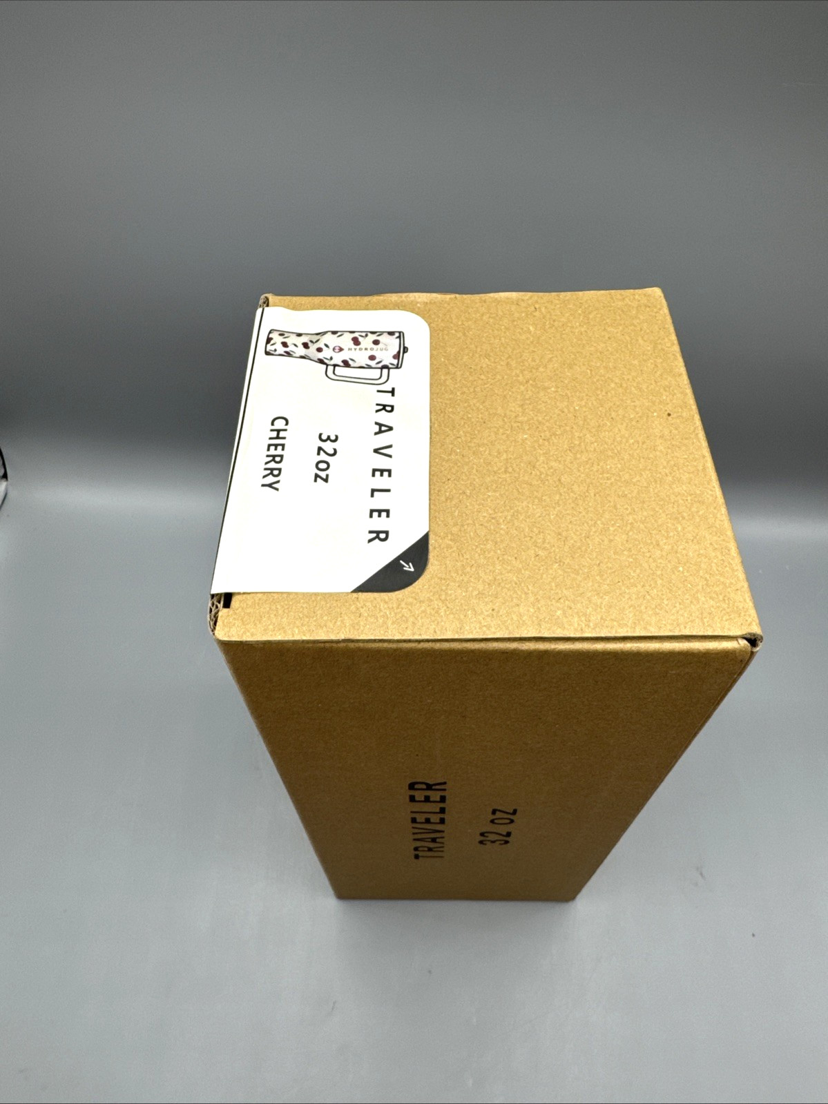 Cherries Hydrojug Traveler 32oz stainless steel water bottle