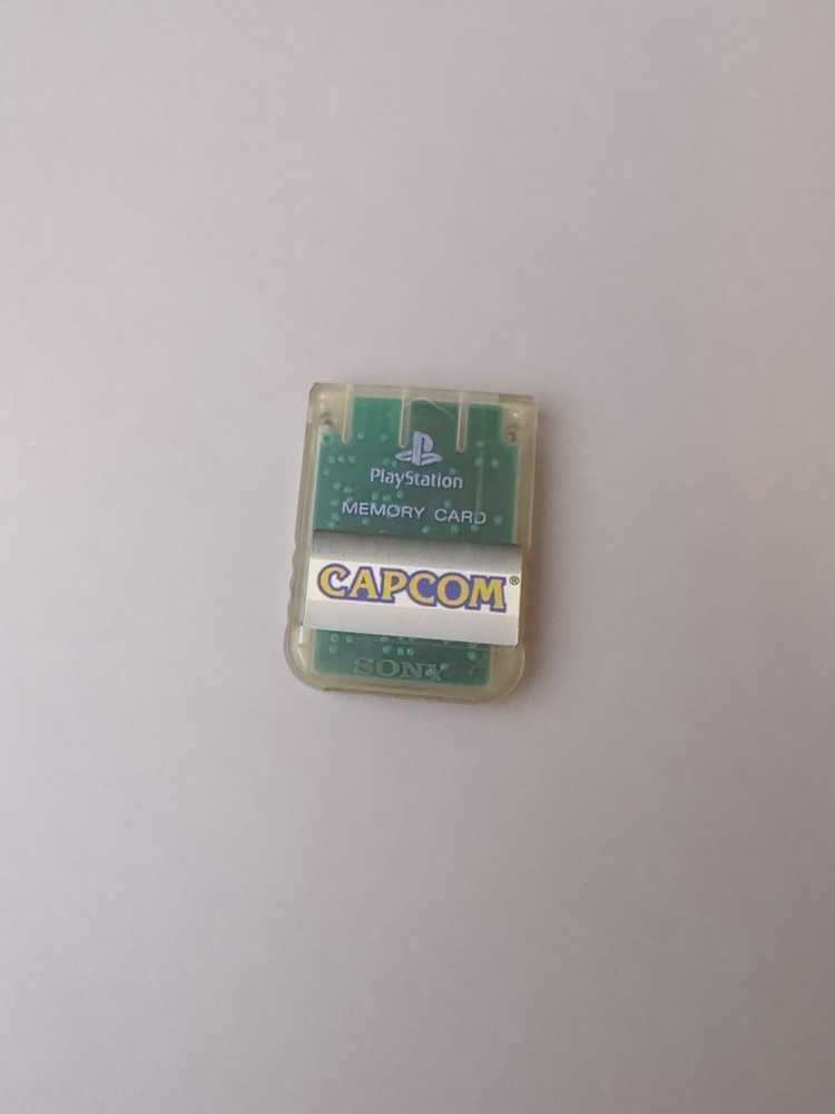 PlayStation 1 OEM Clear Memory Card