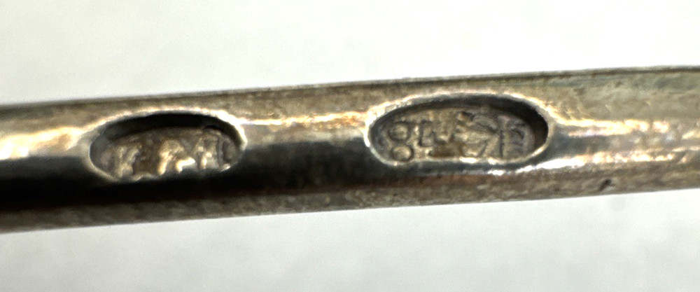 3 Antique Russian 0.84 Silver Spoons