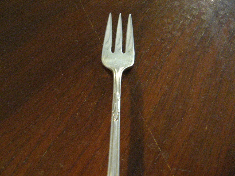 Gorham Silverplate Lady Caroline Cocktail Seafood Fork - Antique Silverware