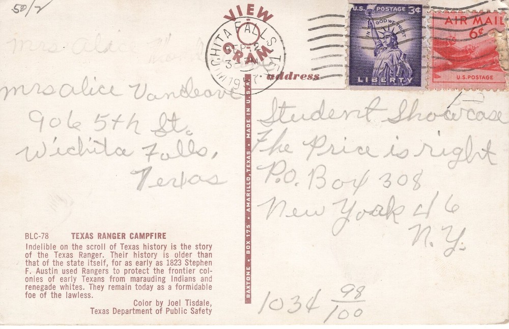 TEXAS RANGER CAMPFIRE - PC5333