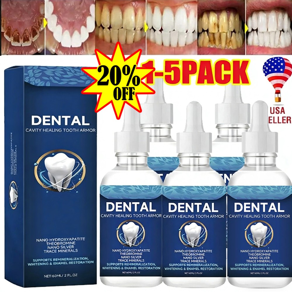 1-5PACK 60ml Tooth care solution Cavity Healing Tooth Armor NEW HOT