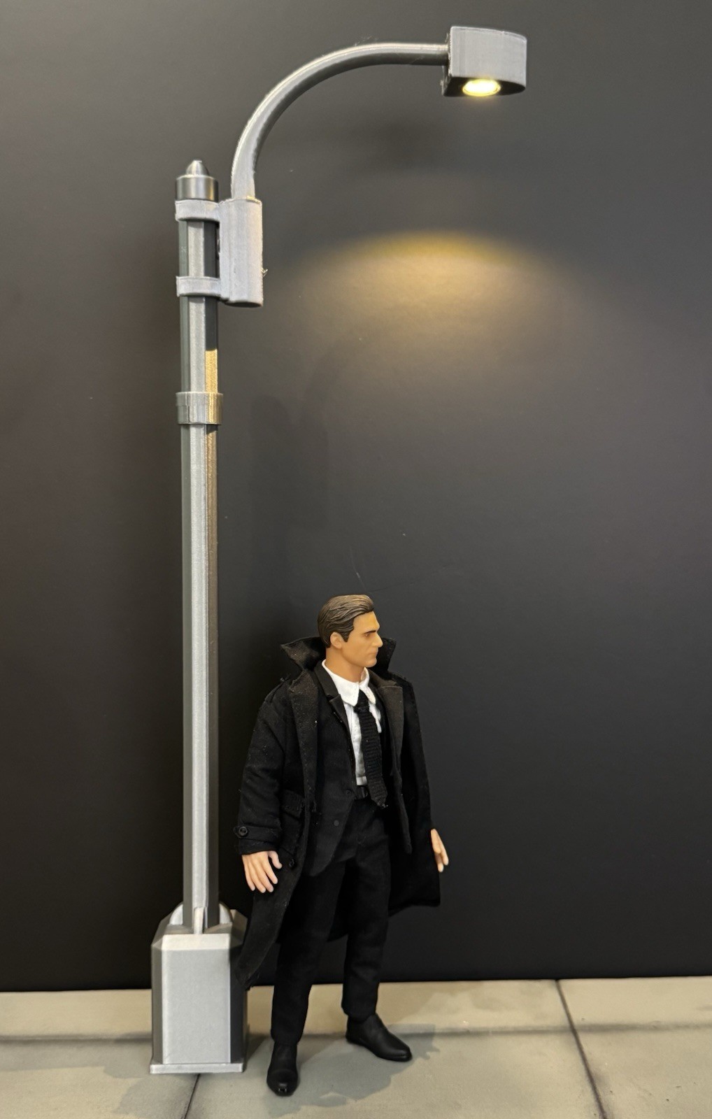 1:12 Scale Street Light Set – 3-Pack Diorama Accessories for Action Figures