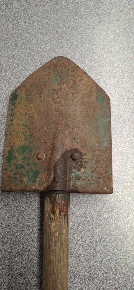 WW2 USMC M43 Entrenching Tool, Modified With Fixed Handle. Rare