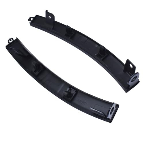 Front Bumper Filler Trim Black 2 Pcs Left & Right Side Replacement for 2007