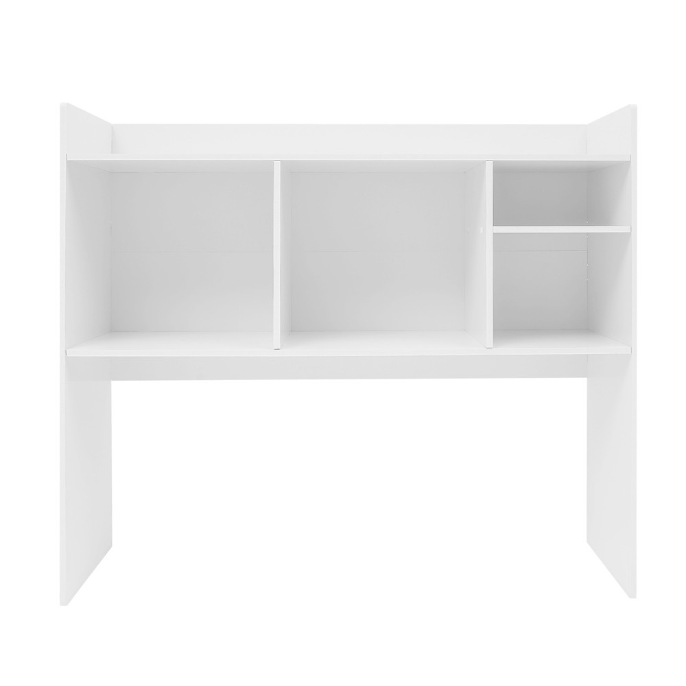 PVC Desktop Organizer, 6 Compartments Office Storage Rack, Desktop Bookshelf
