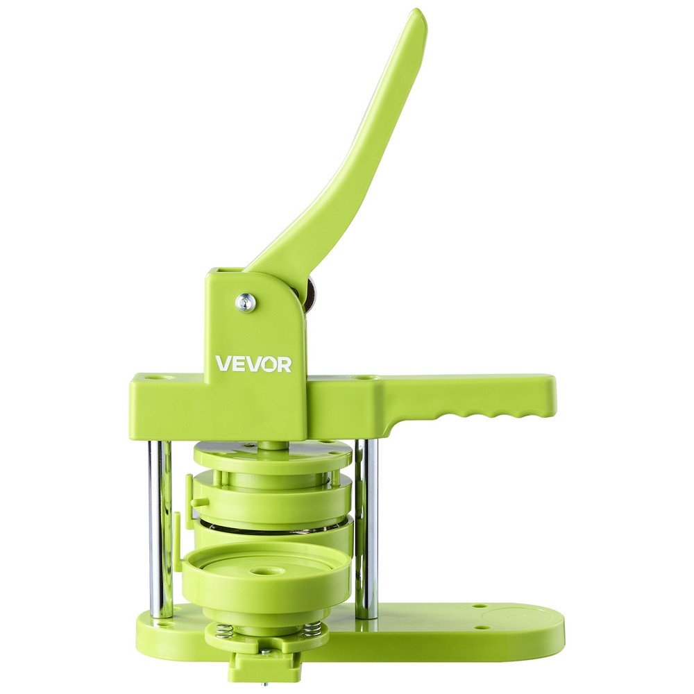 VEVOR Button Maker Machine Plastic Pin Maker 2.95 in 100pcs Button Parts Badges
