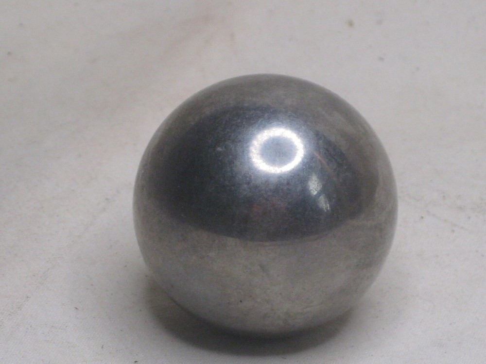 solid metal ball orb sphere 1.5" diameter globe marble bearing
