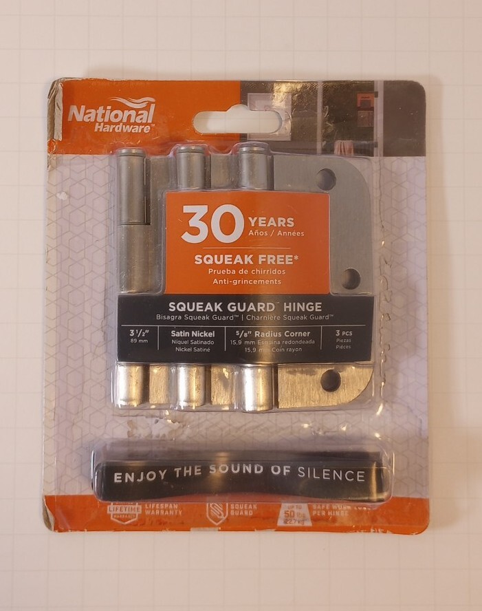 National Hardware N830-450 Surface Mount Round Door Hinge