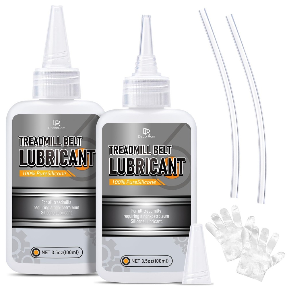 DecorRom Silicone Treadmill Lubricant - 7oz Lube with Application...