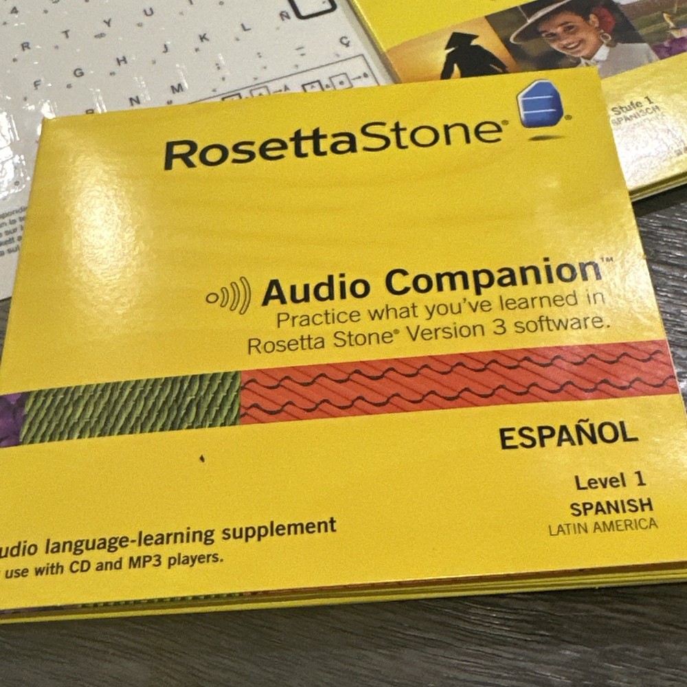 Rosetta Stone Spanish Level 1 With Headphones Untested