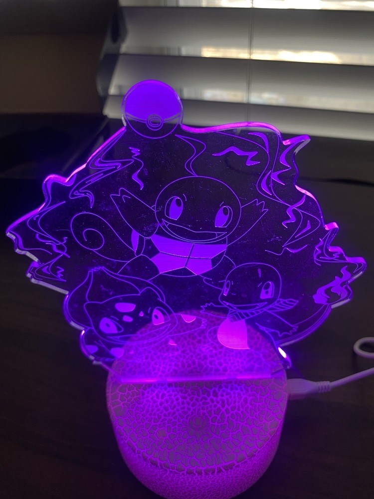 Creative 3D Visualization Lamp Ft. Pokémon