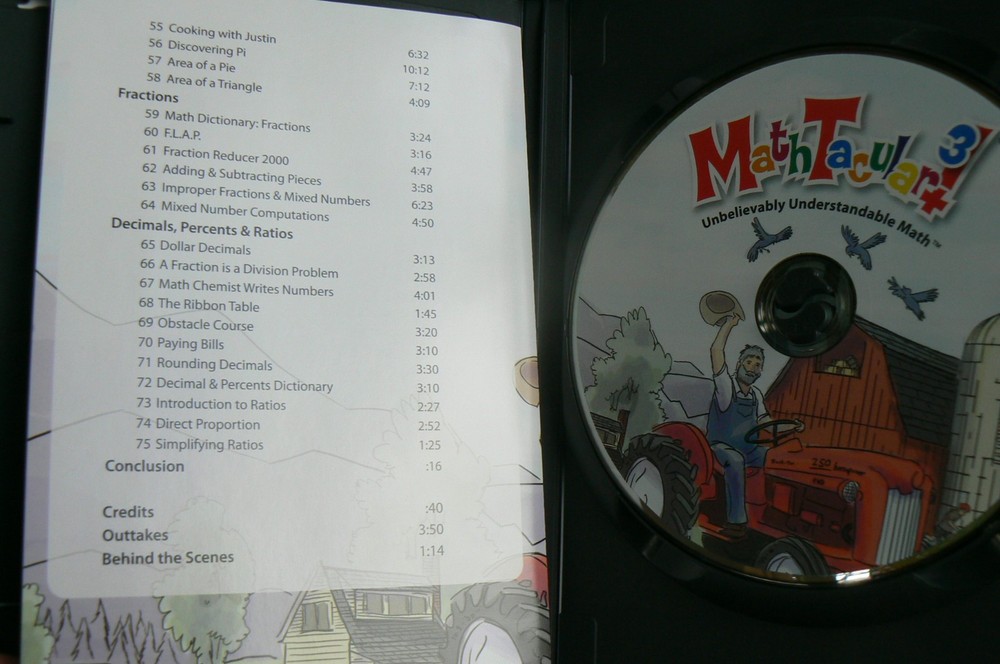 MathTacular! 3 Unbelievably Understandable Math, DVD! Avyx 2008